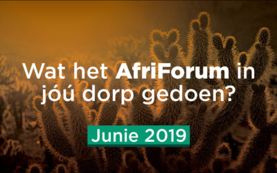 AfriForum-suksesse: Junie 2019