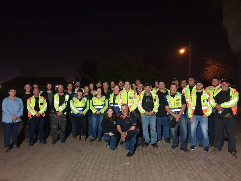 AfriForum’s Benoni neighbourhood watch holds mass visibility patrol 