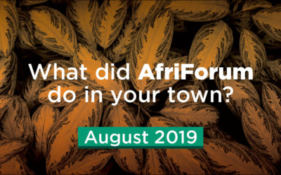 AFRIFORUM- SUCCESS: AUGUST 2019