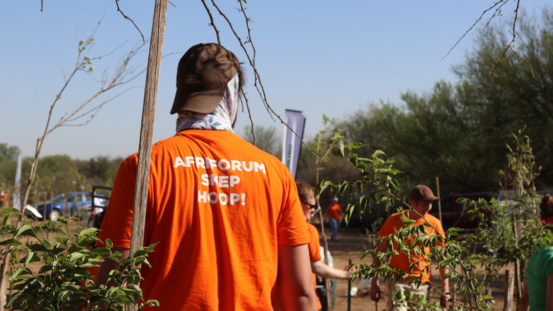AfriForum plants more than 2 500 trees for a greener future