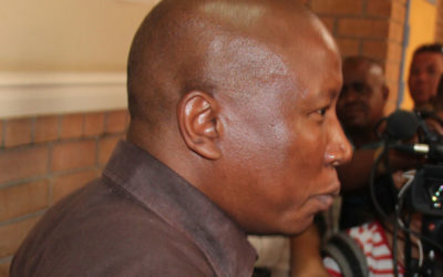 Malema in court after AfriForum charges him for allegedly firing shots