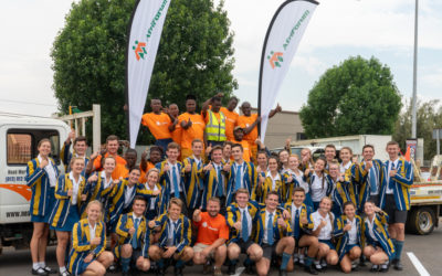 AfriForum verf padtekens by Hoërskool Waterkloof