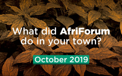 AFRIFORUM- SUCCESS: OCTOBER 2019