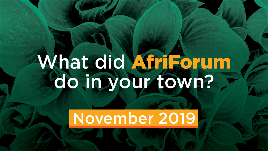 AFRIFORUM- SUCCESS: NOVEMBER 2019