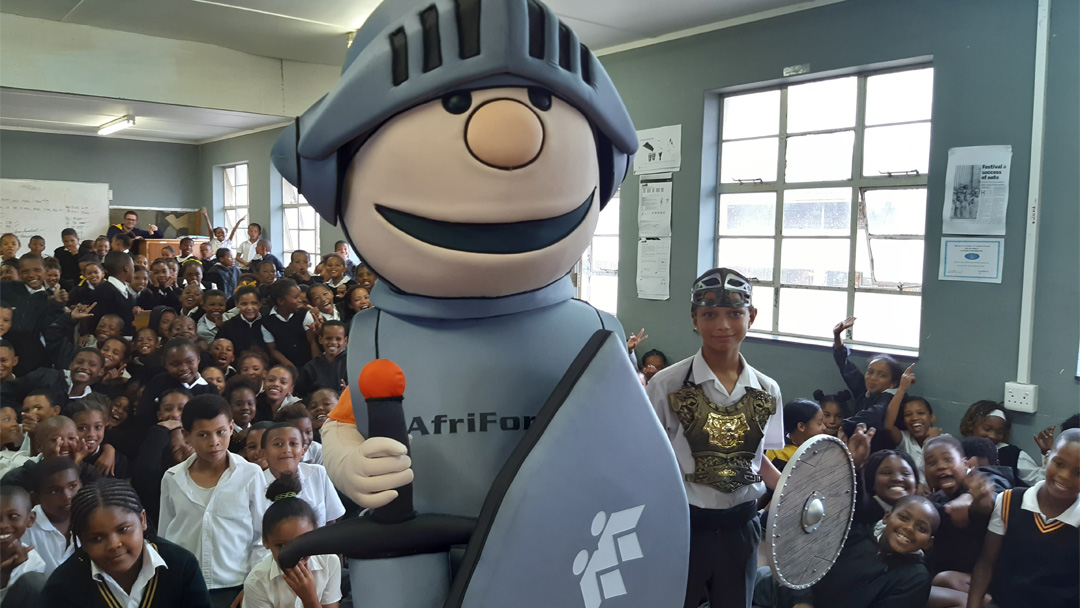 AfriForum-teenboelieveldtog en Matteus besoek laerskole in Port Elizabeth