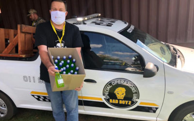 AfriForum se Benoni-tak skenk handreiniger en gesigmaskers