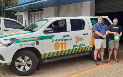 AfriForum se Hoëveld-takke in Mpumalanga ontvang handreiniger en gesigmaskers