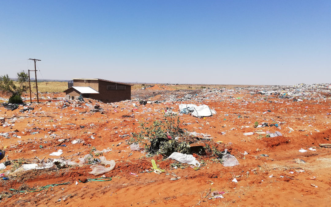 Noord-Kaap-vullisterreine in haglike toestand