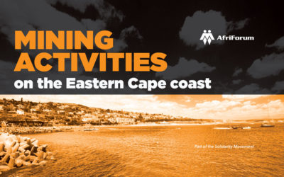 Mining activities on the Eastern Cape coast