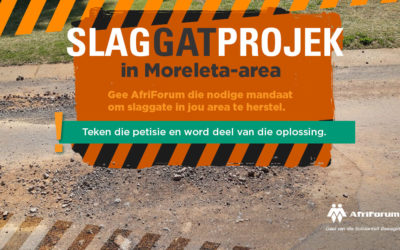 Slaggatprojek in Moreleta-area