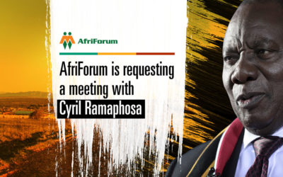 AfriForum is requesting a meeting with Pres. Cyril Ramaphosa