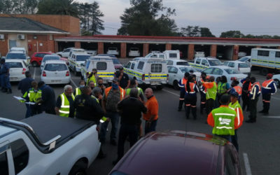 AfriForum’s Springs neighbourhood watch participates in SAPS’s visibility patrol