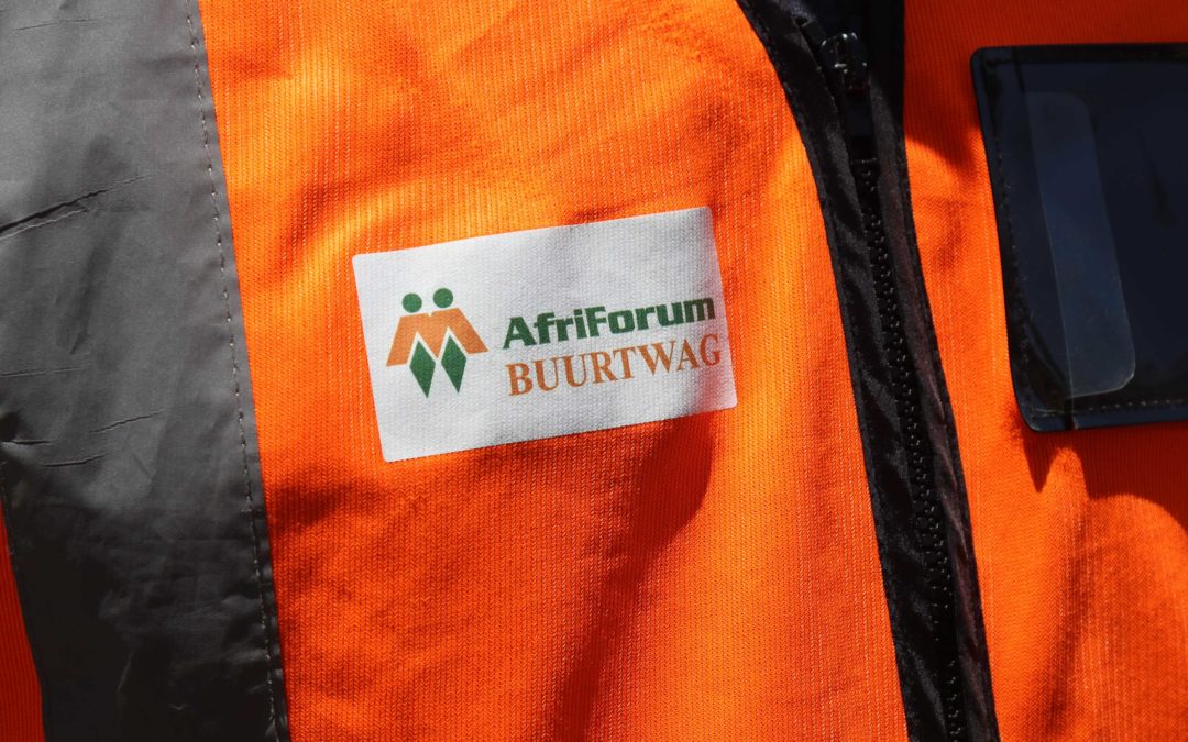 AfriForum se Vaalharts-buurtwag hou gemeenskap veilig