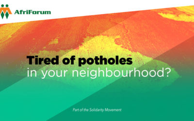 Tired of potholes in your neighbourhood?