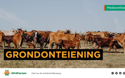 AfriForum woon openbare verhoor by oor wetsontwerp oor onteiening sonder vergoeding