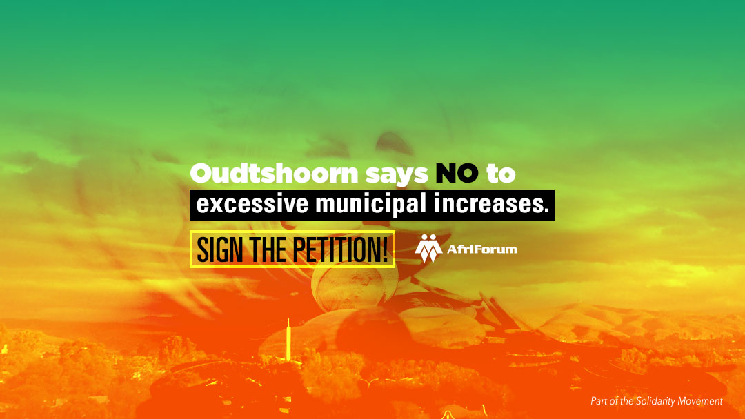 Oudtshoorn says NO to excessive municipal increases