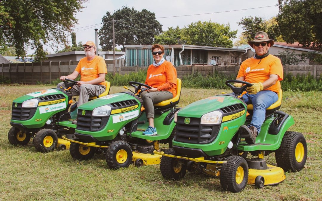 AfriForum-tak in Sasolburg sny 14,3 ha gras in April-maand