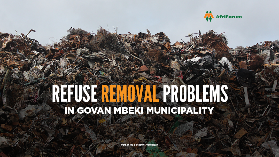 Refuse removal problems in Govan Mbeki Municipality